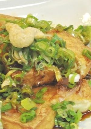 ササッと焼き厚揚げのおネギいっぱい♪-レシピのメイン写真