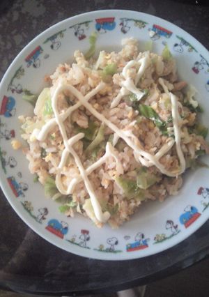 ツナとレタスの炒飯-レシピのメイン写真