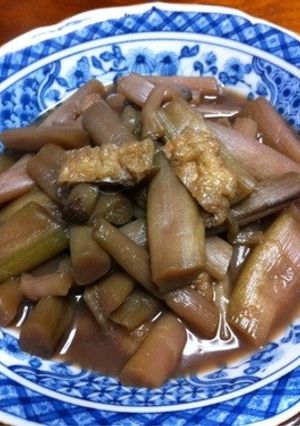 体にやさしい・薄揚げとズイキの煮物-レシピのメイン写真