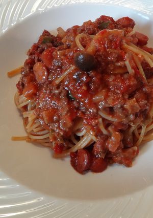 なすとトマトのとろ～りチーズパスタ-レシピのメイン写真