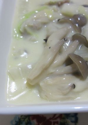 白菜ときのこのクリーム煮～コーン風味～-レシピのメイン写真