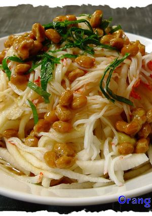 ちょいヘルシーな納豆そうめん✿-レシピのメイン写真