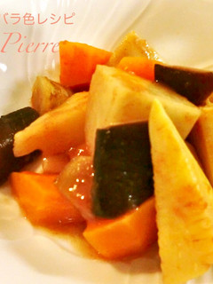 ルクエでごきげん*根菜のラタトゥイユ-レシピのメイン写真