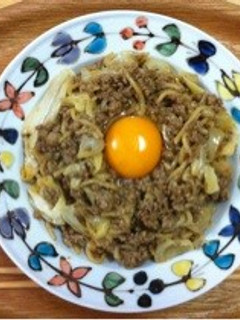 簡単☆食欲増☆きゃべつそぼろあん焼きそば-レシピのメイン写真