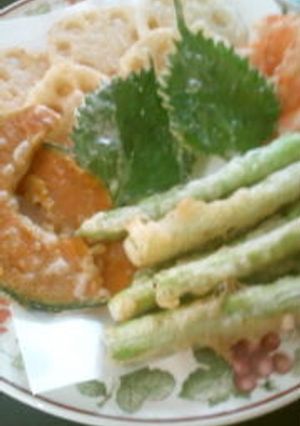 美味しい野菜の天ぷら♪-レシピのメイン写真
