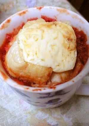 ムッティトマト缶で「ピザ風パングラタン」-レシピのメイン写真