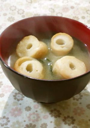 麩とわかめのみそ汁-レシピのメイン写真
