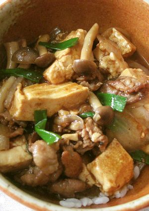 ❤超簡単！豆腐と豚のカレー丼★-レシピのメイン写真