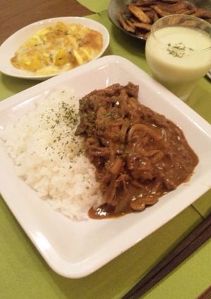 早い☆美味しいビーフスロトガノフ-レシピのメイン写真