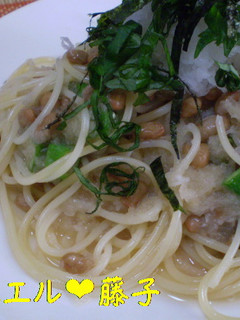 納豆と大根おろしのパスタ-レシピのメイン写真