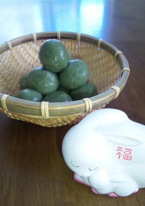 餡好きのあなたに☆餡入り月見団子-レシピのメイン写真