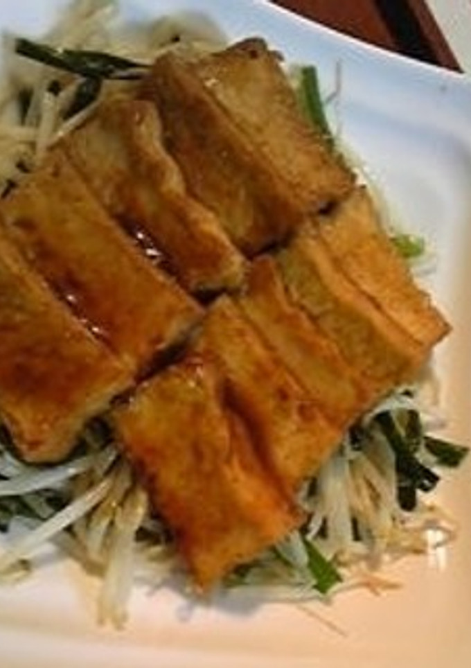 厚揚げの甘辛焼き-レシピのメイン写真