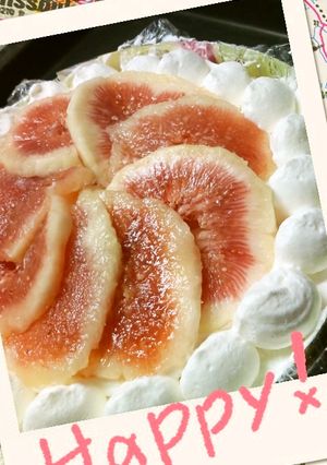 いちじく＊チーズカスタードケーキ-レシピのメイン写真