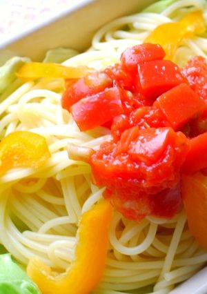 太陽のパスタ（トマトジュレ）-レシピのメイン写真