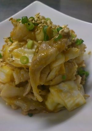 豚とチーズの酢みそ和え 豚さん風-レシピのメイン写真