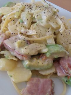 アボカドとじゃがいものクリームパスタ☆-レシピのメイン写真