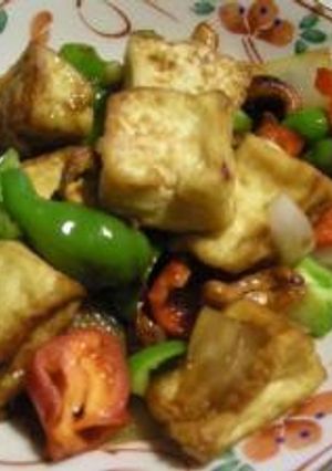 豆腐とカシューナッツの炒め物-レシピのメイン写真