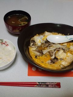 舞茸と豆腐の玉子とじ煮込み-レシピのメイン写真