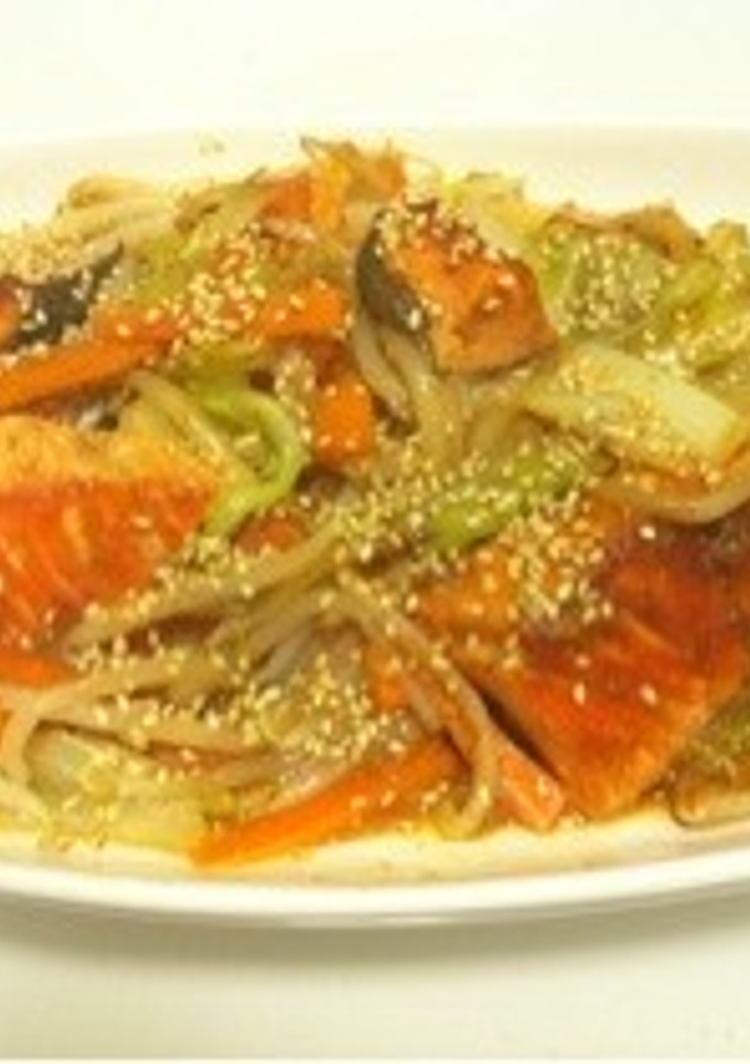 鮭のちゃんちゃん焼き-レシピのメイン写真