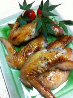 昆布塩でうま味たっぷり/簡単手羽先焼き-レシピのメイン写真