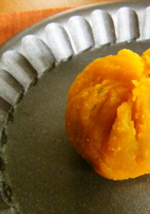 かぼちゃ茶巾~チーズIN-レシピのメイン写真