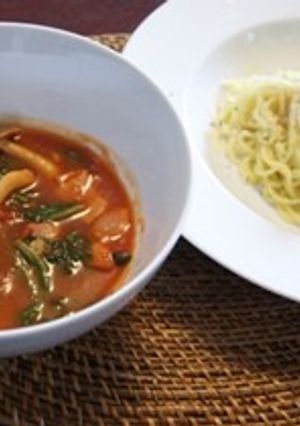 イタリアンなトマトつけ麺～-レシピのメイン写真
