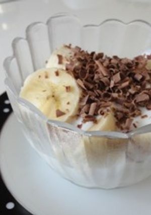チョコバナナヨーグルト-レシピのメイン写真