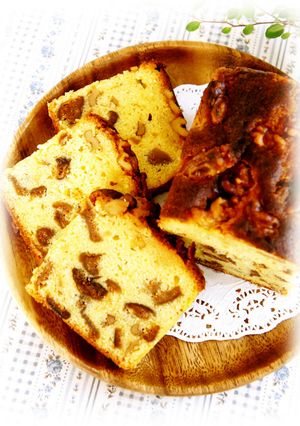 * イチジクとクルミのパウンドケーキ♪-レシピのメイン写真