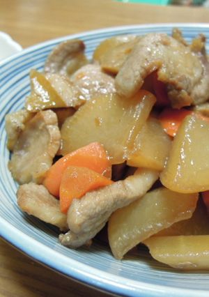 根菜モリモリ！炒り豚-レシピのメイン写真