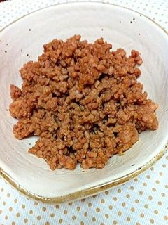 肉そぼろ-レシピのメイン写真