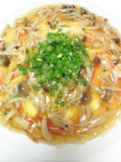 かに玉のきのこあんかけ!-レシピのメイン写真