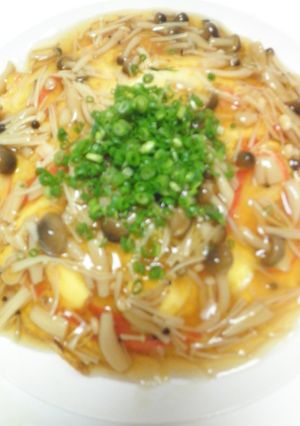 かに玉のきのこあんかけ!-レシピのメイン写真