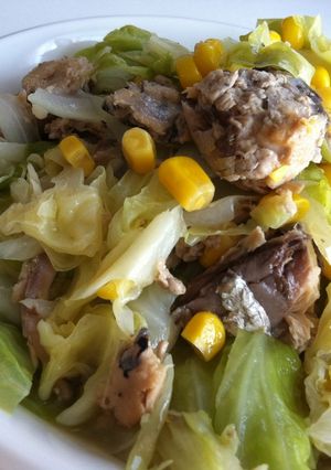 ＊サバ缶のキャベツ煮＊-レシピのメイン写真