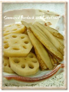 ごぼうとれんこんの煮物-レシピのメイン写真
