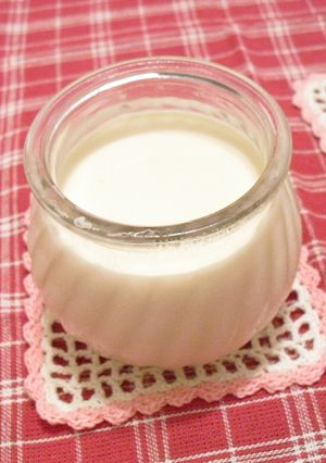 生クリーム入り豆乳プリン♪-レシピのメイン写真