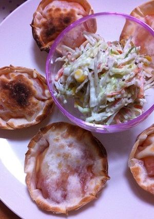 トマトとキムチのとろける円盤餃子-レシピのメイン写真