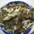 なすとささみとザーサイの和え物