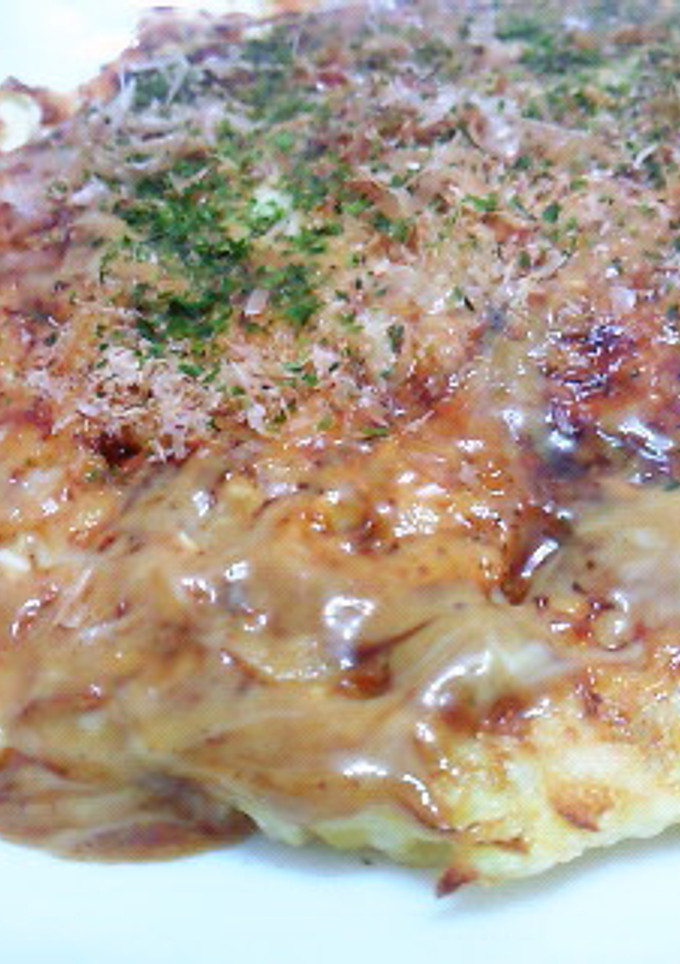 粉無し★ｷｬﾍﾞﾂと長芋のお好み焼き風-レシピのメイン写真