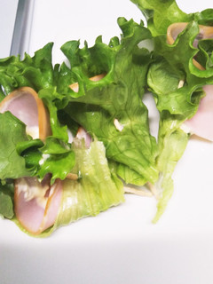 食べれるバラン♡レタスハム巻き-レシピのメイン写真