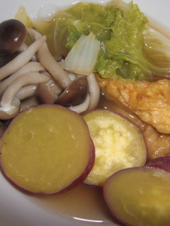 ほっこり・秋の煮物（さつまいも・しめじ）-レシピのメイン写真