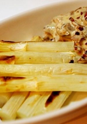 焼きアスパラのしょうゆ豆ディップ-レシピのメイン写真