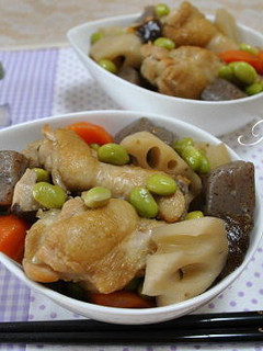 鶏手羽元の筑前煮-レシピのメイン写真