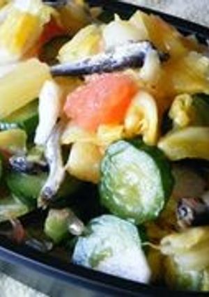 野菜果物ミックスサラダ-レシピのメイン写真