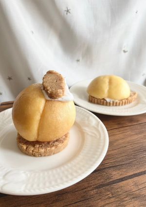 桃を丸ごと使った桃タルト♪-レシピのメイン写真