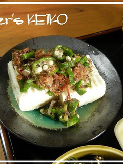 【農家のレシピ】オクラとゆかりの冷奴-レシピのメイン写真