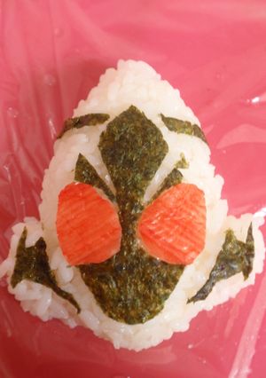仮面ライダーフォーゼ　おにぎり-レシピのメイン写真