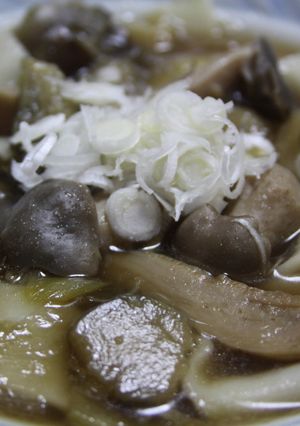 イッポンシメジ　桐生名物天然きのこうどん-レシピのメイン写真