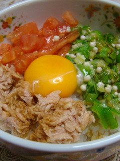 サラダのような卵かけご飯-レシピのメイン写真