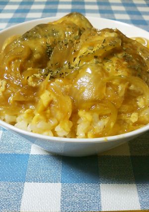 とろ～り♡ナスのチーズ巾着丼-レシピのメイン写真