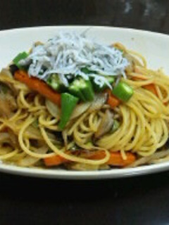 簡単!!野菜たっぷり和風パスタ-レシピのメイン写真